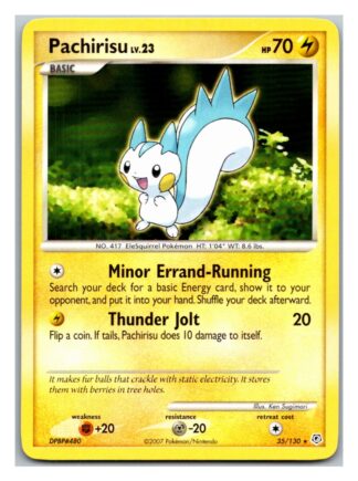 Pachirisu 35/130 Diamond & Pearl (Rare) (LP Condition)