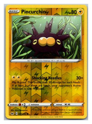 Pawniard 133/202 Sword and Shield (Reverse Holo) (Exc Condition)