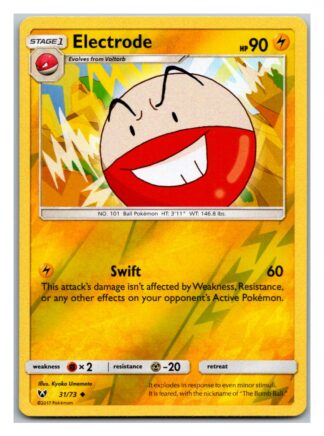 Electrode 31/73 Shining Legends (Reverse Holo) (Exc Condition)