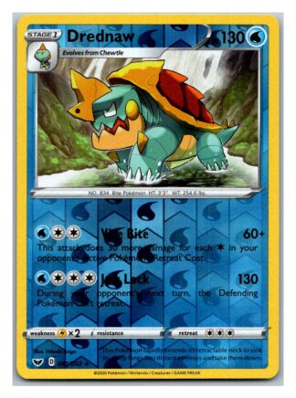 Drednaw 061/202 Sword and Shield (Reverse Holo) (Exc Condition)