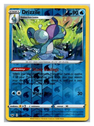 Drizzile 56/202 Sword and Shield (Reverse Holo) (Exc Condition)