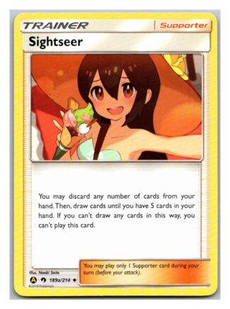 Sightseer 189a/214 Lost Thunder Alternate Art (Uncommon) (Exc Condition)