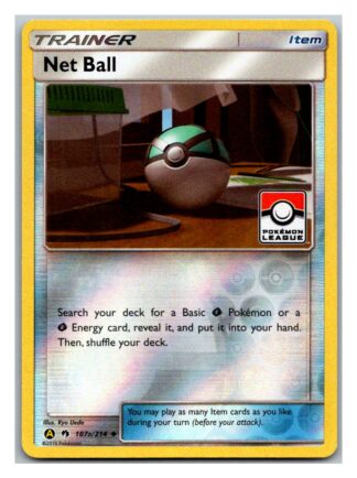 Net Ball 187a/214 Lost Thunder Pokemon League Promo (Reverse Holo) (Exc Condition)