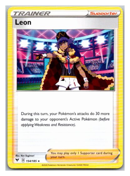 Leon 154/185 Vivid Voltage (Holo) (NM-Exc Condition)
