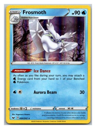 Frosmoth 064/202 Sword and Shield (Holo) (Exc Condition)