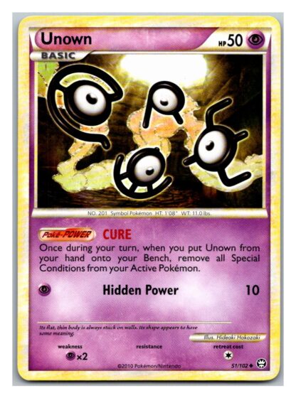 Unown 51/102 Triumphant (Uncommon) (P Condition)