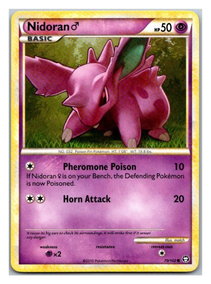 Nidoran 70/102 Triumphant (Common) (P Condition)