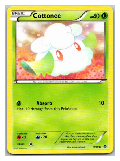 Cottonee 9/98 Emerging Powers (Common) (Exc Condition)