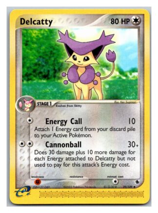 Delcatty 29/109 EX Ruby & Sapphire (Uncommon) (Exc Cond)