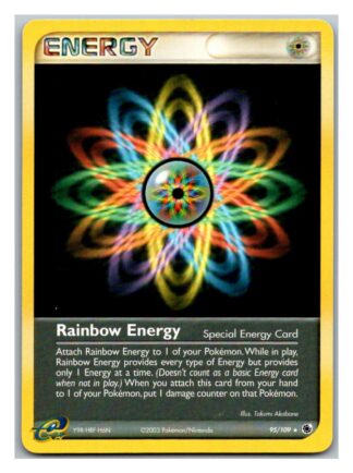 Rainbow Energy 95/109 EX Ruby & Sapphire (Rare) (LP Cond)