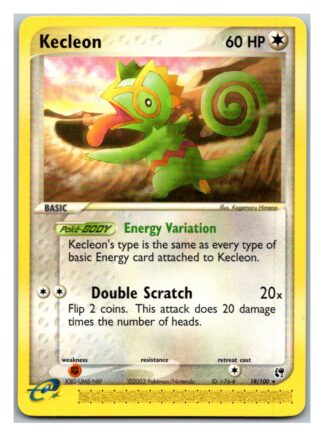 Kecleon 18/100 EX Sandstorm (Rare) (Exc Cond)