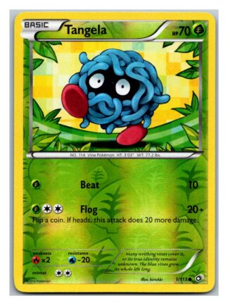 Tangela 1/113 Legendary Treasures (Reverse Holo) (Exc Condition)