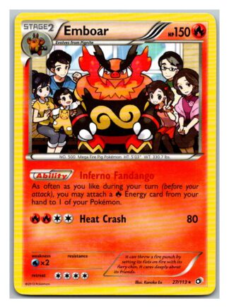Emboar 27/113 Legendary Treasures (Holo) (Exc Condition)