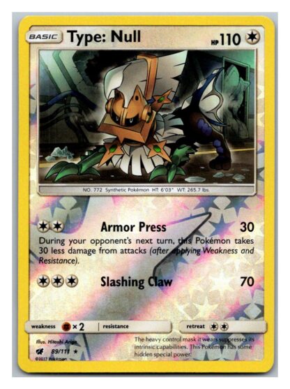 Type: Null 89/111 Crimson Invasion (Reverse Holo) (Exc Condition)