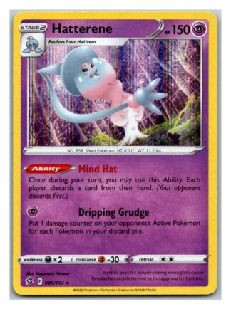 Hatterene 085/192 Rebel Clash (Holo) (Exc Condition)