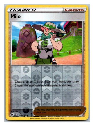 Milo 161/192 Rebel Clash (Reverse Holo) (Exc Condition)