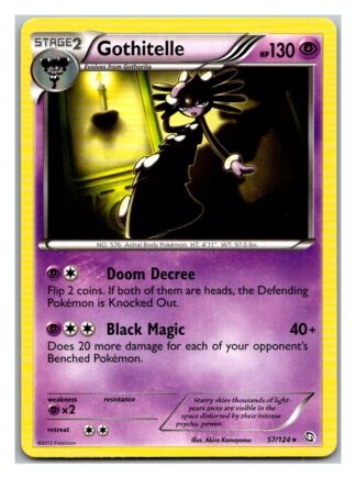 Gothitelle 57/124 Dragons Exalted (Rare) (Exc Condition)