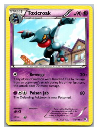 Toxicroak 66/149 Boundaries Crossed (Rare) (Exc Condition)