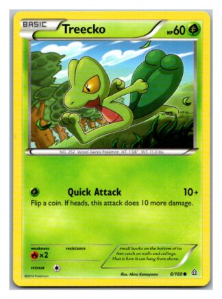 Treecko 6/160 Primal Clash (Common) (Exc Condition)
