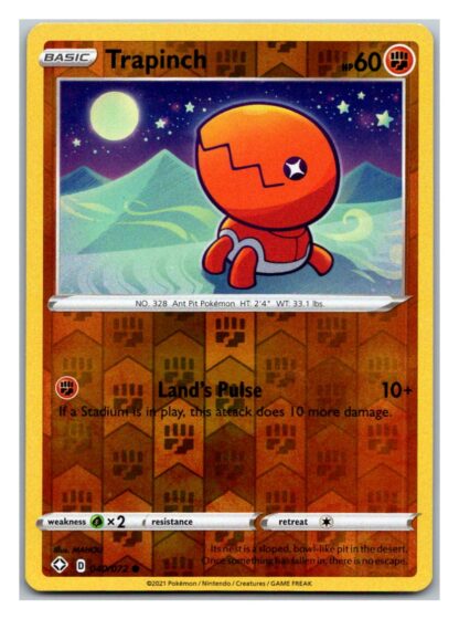 Trapinch 40/72 Shining Fates (Reverse Holo) (NM-Exc Condition)
