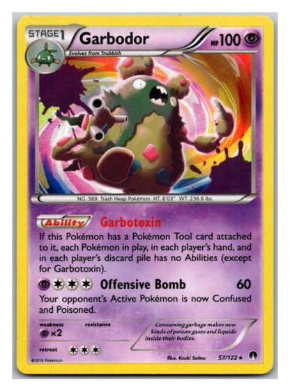 Garbodor 57/122 Breakpoint (Holo) (Exc Condition)