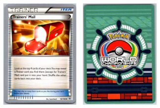 Trainers' Mail 92/108 Roaring Skies XY World Championship 2015 (Exc Condition)