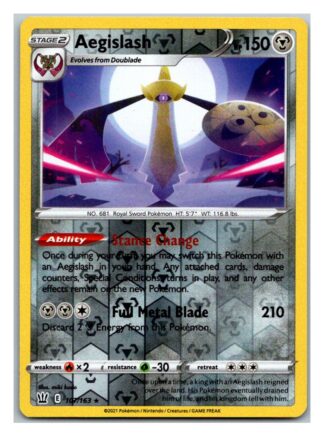 Aegislash 107/163 BattleStyles (Reverse Holo) (NM-Exc Condition)