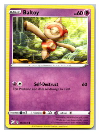Baltoy 57/163 BattleStyles (Common) (NM-Exc Condition)