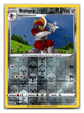Bisharp 104/163 BattleStyles (Reverse Holo) (NM-Exc Condition)