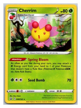 Cherrim 8/163 BattleStyles (Holo) (NM-Exc Condition)