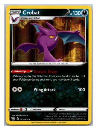 Crobat 91/163 BattleStyles (Holo) (NM-Exc Condition)