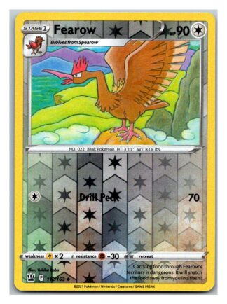 Fearow 112/163 BattleStyles (Reverse Holo) (NM-Exc Condition)