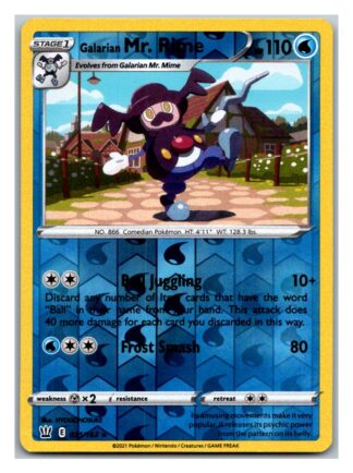 Galarian Mr. Rime 35/163 BattleStyles (Reverse Holo) (NM-Exc Condition)