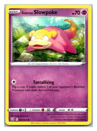 Galarian Slowpoke 54/163 BattleStyles (Common) (NM-Exc Condition)