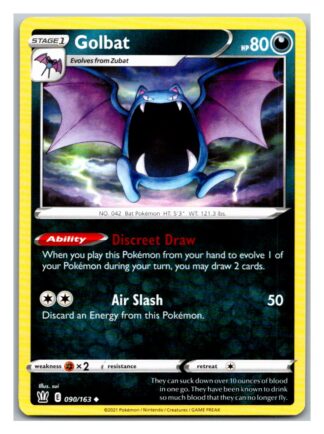 Golbat 90/163 BattleStyles (Uncommon) (NM-Exc Condition)