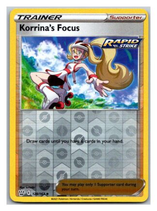 Korrina's Focus 128/163 BattleStyles (Reverse Holo) (NM-Exc Condition)