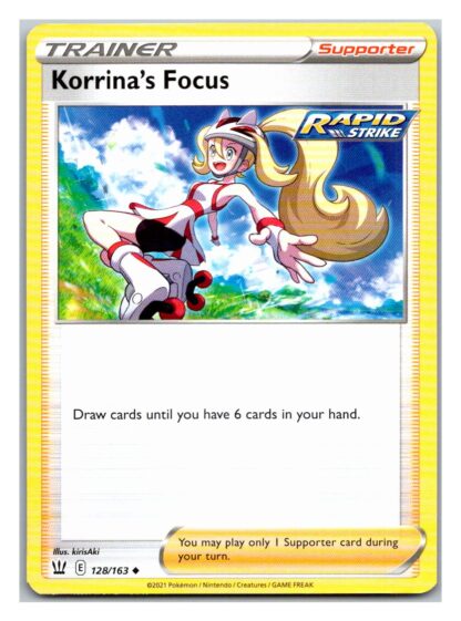 Korrina's Focus 128/163 BattleStyles (Uncommon) (NM-Exc Condition)