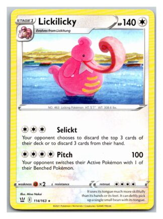 Lickilicky 114/163 BattleStyles (Rare) (NM-Exc Condition)