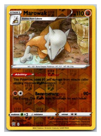 Marowak 70/163 BattleStyles (Reverse Holo) (NM-Exc Condition)