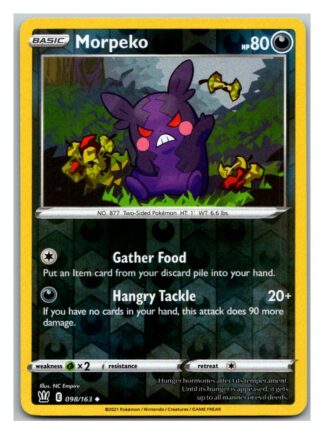 Morpeko 98/163 BattleStyles (Reverse Holo) (NM-Exc Condition)