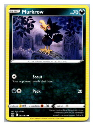 Murkrow 93/163 BattleStyles (Common) (NM-Exc Condition)