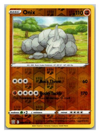 Onix 68/163 BattleStyles (Reverse Holo) (NM-Exc Condition)