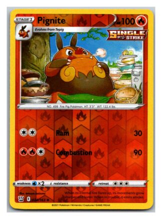 Pignite 24/163 BattleStyles (Reverse Holo) (NM-Exc Condition)