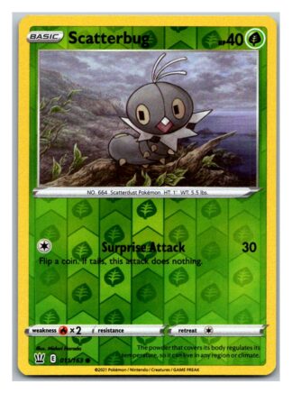 Scatterbug 11/163 BattleStyles (Reverse Holo) (NM-Exc Condition)
