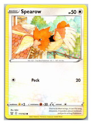 Spearow 111/163 BattleStyles (Common) (NM-Exc Condition)