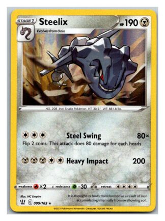 Steelix  99/163 BattleStyles (Holo) (NM-Exc Condition)