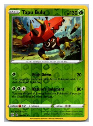 Tapu Bulu 16/163 BattleStyles (Reverse Holo) (NM-Exc Condition)