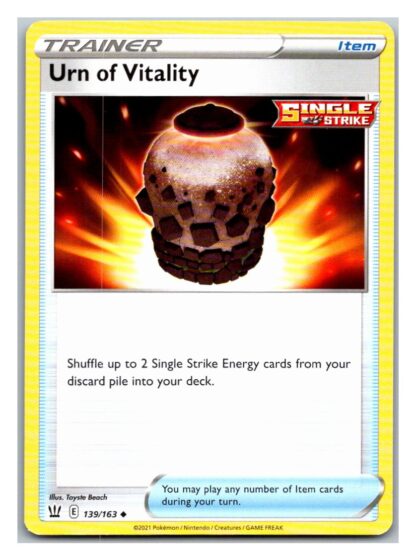 Urn of Vitality 139/163 BattleStyles (Uncommon) (NM-Exc Condition)