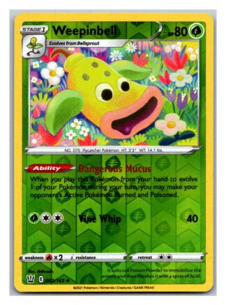 Weepinbell 2/163 BattleStyles (Reverse Holo) (NM-Exc Condition)
