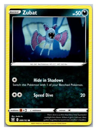 Zubat 89/163 BattleStyles (Common) (NM-Exc Condition)
